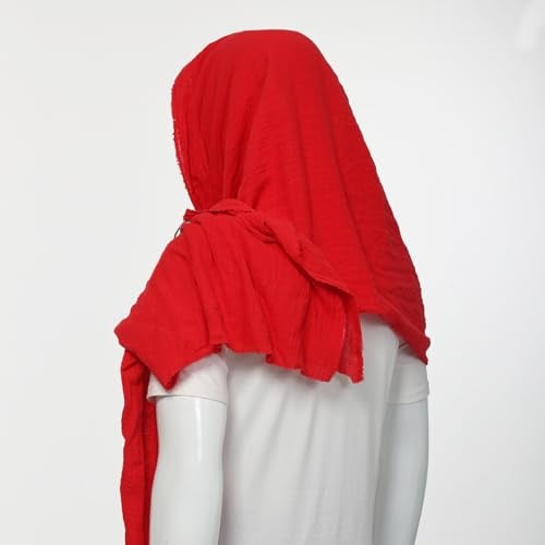 GRACEART Post Apocalyptic Shawl Hood Scarf Shaman Cowl Medieval Costume Sash - Image 3